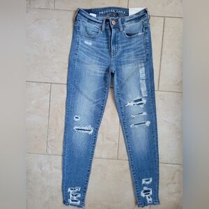 American Eagle super stretch jegging jeans-0 short